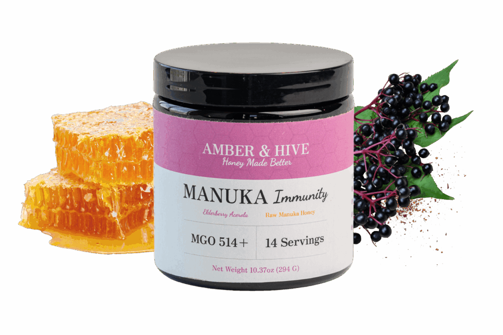 manuka honey with elderberry
