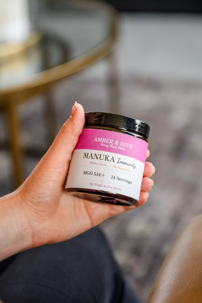 jar of Manuka Immunity honey